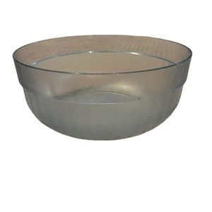 Large Clear Tupperware Bowl